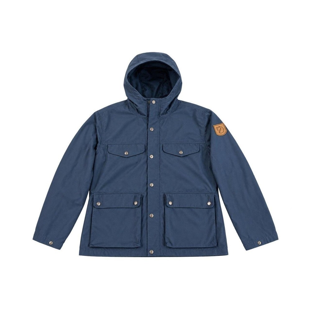 Fjällräven Greenland Jacket, Navy Blue Huckleberry, Men's Large